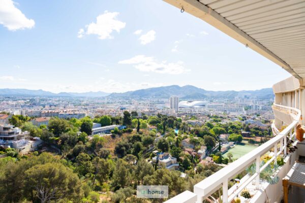 T4 d’exception avec vue dégagée sur la ville et vue Mer grand balcon/terrasse – Image 19